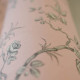 EB - Toile de Jouy Mésange Gris/Rose 50cm