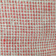 Gaia linen fabric with red, white and ecru weft