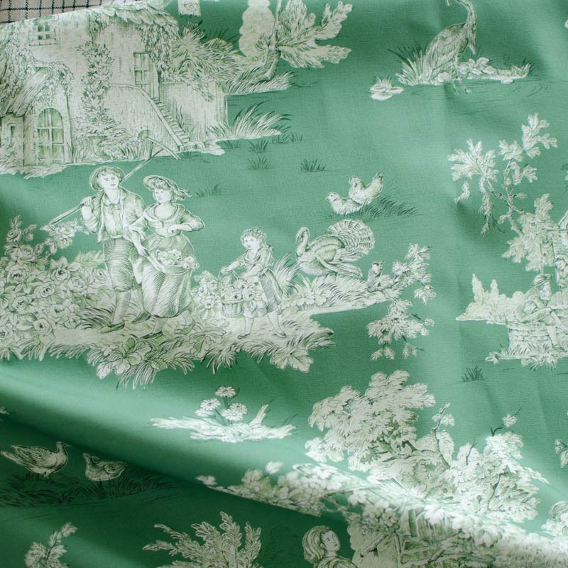 Paysannere Toile - French Cotton Upholstery Fabric