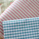 Appoline Cotton Canvas Woven Dyed Gingham Pink and White 4mm Stripe