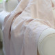Aurora pale pink washed linen