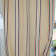 Marceline beige cotton canvas with stripes