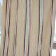 Toile de coton Marceline beige à rayures