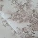 EB - Toile de Jouy coton Pastorale impression marron - 50 cm