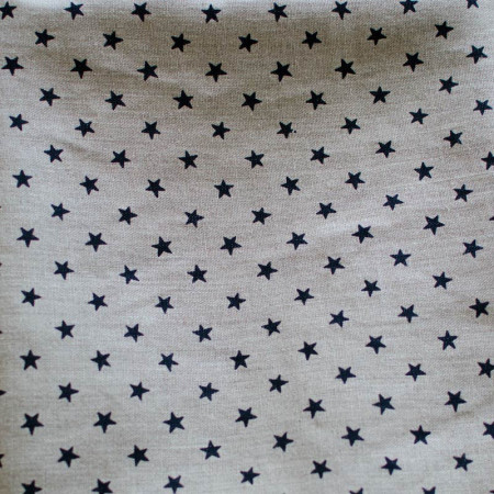 EB - Toile de Lin Mélina étoilée - 50 cm