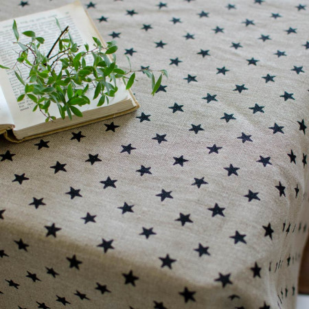 EB - Toile de Lin Mélina étoilée - 50 cm