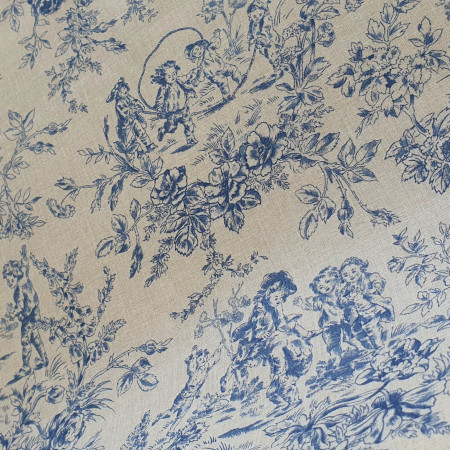 copy of Mini blue Pastorale cotton fabric