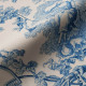 Toile de Jouy coton Ludivine Encre