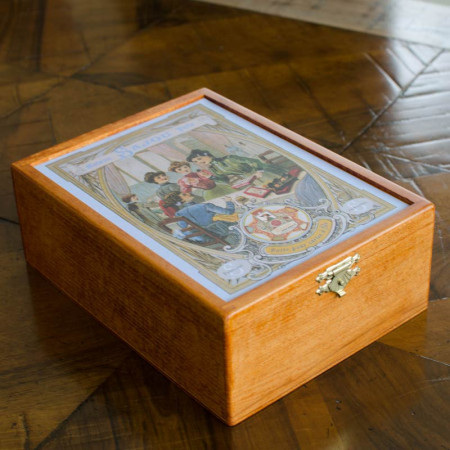 Boîte de rangement Sajou pour cartes à fil modèle "Salon de Couture"